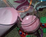 A picture of step 4 of Rose lassi #Ramadanki tayari #Summer drink contest.
