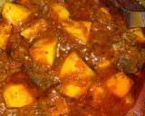 A picture of step 3 of Irish potato stew🍽.