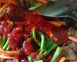 Gambar langkah 3 resipi Daging Goreng Belengas.