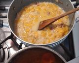 Foto del passaggio 7 della ricetta Risotto delicato su vellutata di zucca🍚🥓🧅🎃