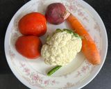 A picture of step 1 of High Protein Veggie Hummus Dip With Pia Bread.