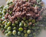 Foto del paso 12 de la receta: Espaguettis🍝con🧆mucha proteina🫛y cariño🥩🥰🍝