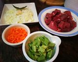 Foto del paso 1 de la receta Tacos de ternera en salsa con judías planas