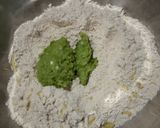 A picture of step 1 of Mint Paratha.