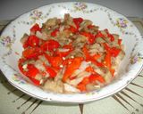 Foto del paso 5 de la receta Espencat de pimientos rojos, berenjenas y bacalao