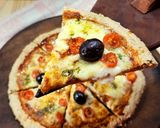 Foto del paso 4 de la receta: 🍕 Pizza de avena 🍕Receta viral #7 🍕