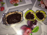 Tartaletas de chocolate y fruta, saludables