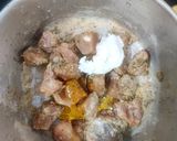A picture of step 2 of Chicken Tikka fried rice.
