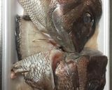 A picture of step 1 of Japanese Red Snapper Soup Noodle.
