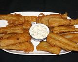 A picture of step 3 of Fried Swiss Chard Stems (Pejerreyes Falsos).