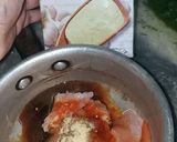 A picture of step 3 of Stickboti sandwich.