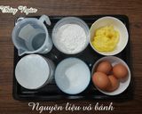 Hình bước làm 1 của món Bánh su kem vị custard & vị matcha