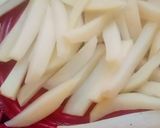 A picture of step 4 of Garlic fries.