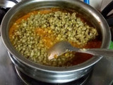 अंकुरीतमूंग की उसल