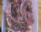 Red wine lamb chops