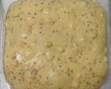 Foto langkah ke 13 dari resep Kunyit Wijen Jinten Hitam Chili Flakes Cheese Sourdough Bread (Open Bake Method).