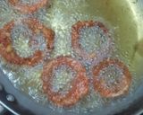 A picture of step 6 of Cheetos onion rings fritters.