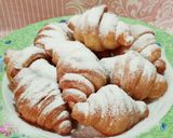 Foto langkah ke 7 dari resep Croissant Donuts alias Donat Gulung 1 Telur Mantul 😋.