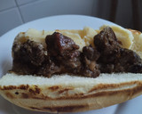 Foto del paso 6 de la receta: Sánduche🥯de carne,🍖queso🧀y plátano🥙maduro🌮