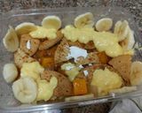 A picture of step 3 of Creamy Custard Biscuit delight.