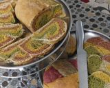 A picture of step 12 of Multicolor Braided Bread.