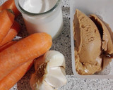 Foto del paso 1 de la receta: Paté vegano de zanahorias asadas y crema de cacahuete
