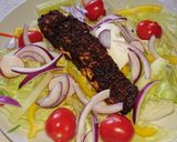 Tacos lazac salátaágyon pirított hagymával - LC recept fázis 3 fotója