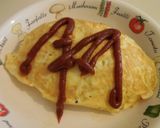 A picture of step 7 of Omurice (オムライス) Japanese Omelette Rice.