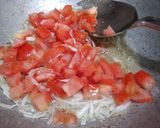 A picture of step 2 of Kale chanah ki chat.