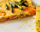 Foto del paso 6 de la receta: Tortilla de Espárragos verdes con Bacalao y Pimientos asados