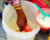 A picture of step 6 of Fresh cowmilk & millet gruel (fura da nono).
