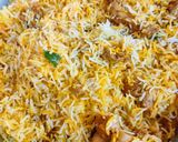 A picture of step 6 of Chicken Biryani 😋😋.
