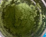 A picture of step 1 of Fresh Green Chickpeas Kadhi with Moong Daal Pakodi.