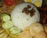 Foto langkah ke 4 dari resep Nasi Uduk Rice Cooker.