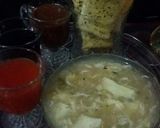 A picture of step 3 of Chicken Corn Egg Soup.