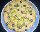 A picture of step 11 of Egg Pizza.