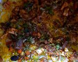 A picture of step 10 of Veg Dum biryani.
