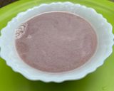 A picture of step 1 of Pomegranate pudding.