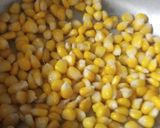 A picture of step 2 of Sweet corn bhel.