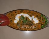 A picture of step 7 of Methi matar malai.