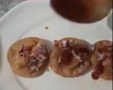 A picture of step 4 of Sev Puri.