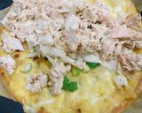 A picture of step 3 of Tuna Salad and Cheese Egg Wrap | Low-Carb High-Protein.