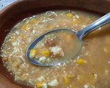 Foto del paso 5 de la receta: Sopa de pollo (con choclo y panceta)