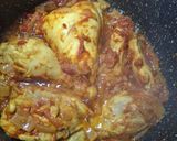 عکس مرحله 2 از دستور خورشت گوجه سبز با مرغ
