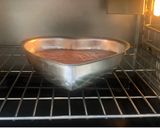 A picture of step 7 of Roohafza Rava Cake.