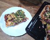A picture of step 11 of Sausage, ham & pineapple pizza #author marathon.