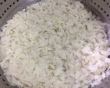A picture of step 1 of Poha rawa barfiRecipe # leftovers.