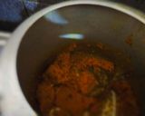 A picture of step 2 of Chana dal badi with gazar.