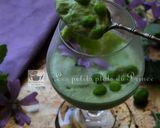 Une image de l'étape 3 de Verrines de mousse de petits pois à la menthe.