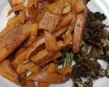 Foto del paso 3 de la receta: Boniatos fritos veganos